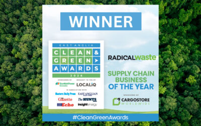 Radical Waste Wins Supply Chain Business of the Year at East Anglia Clean and Green Awards